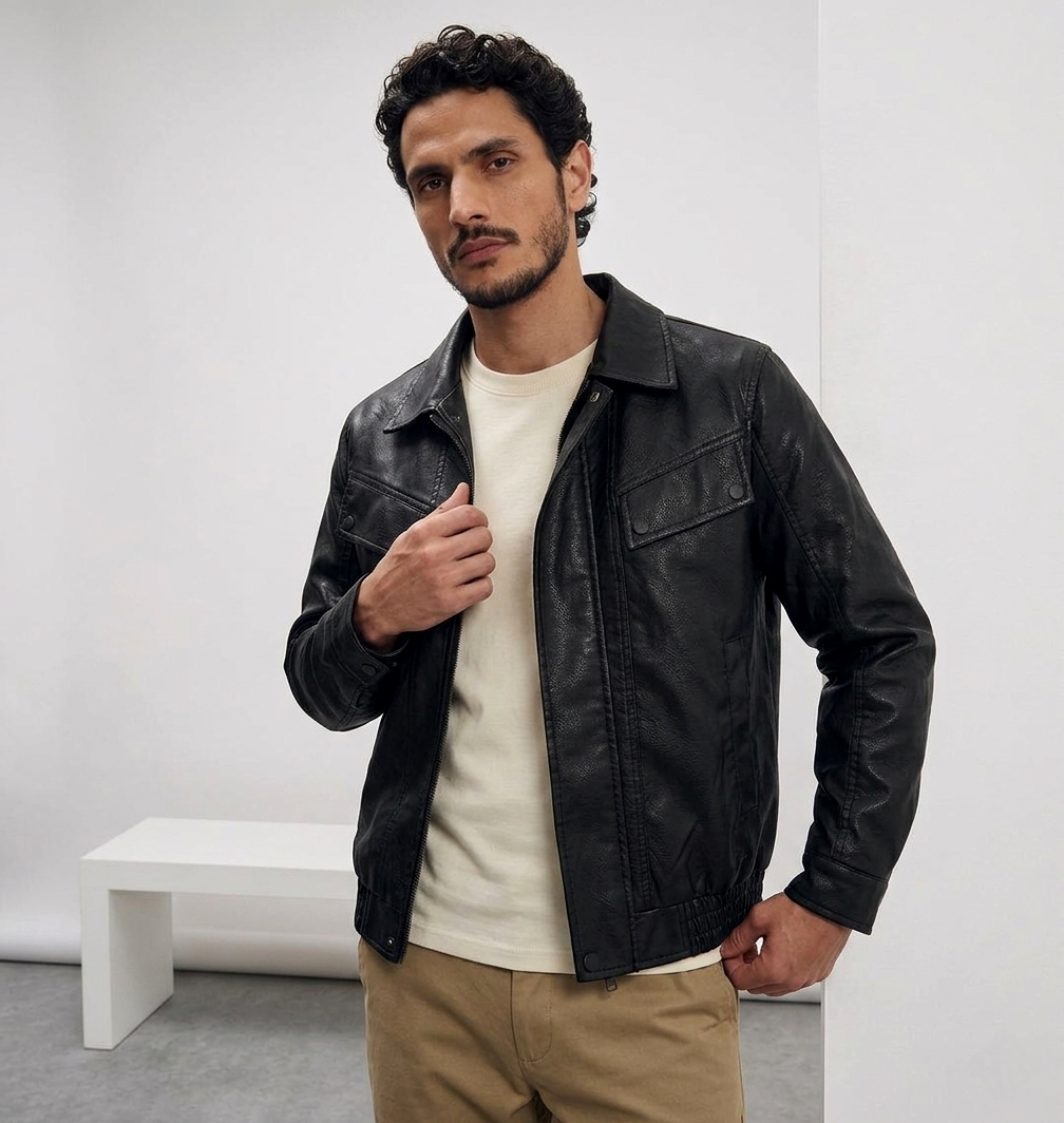 CHAQUETA/CASACA HOMBRE STARBOY NEGRO