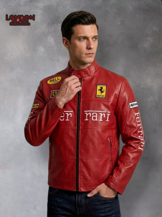 CASACA HOMBRE FERRARI ROJO
