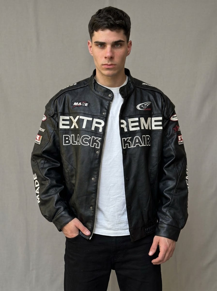 CASACA EXTREME BOXY FIT OVERSIZE NEGRO