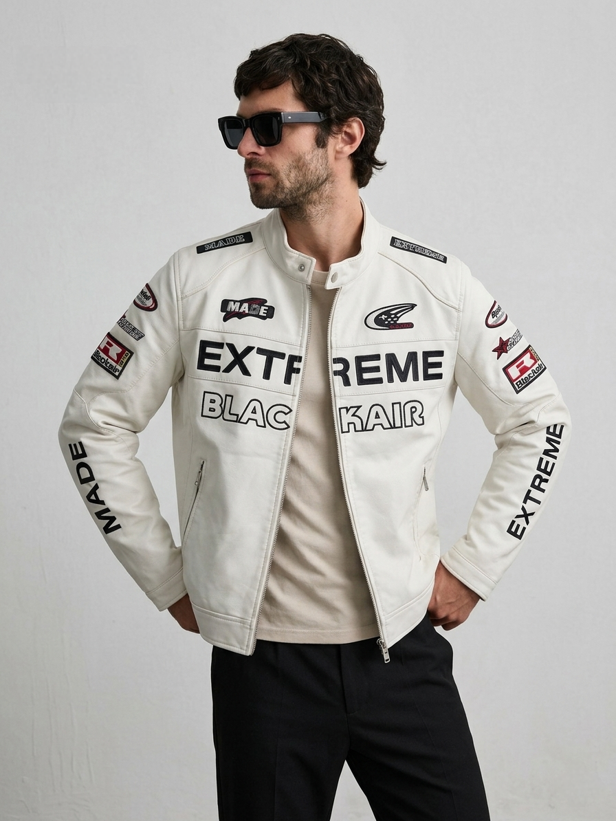 CASACA RACING EXTREME HUESO